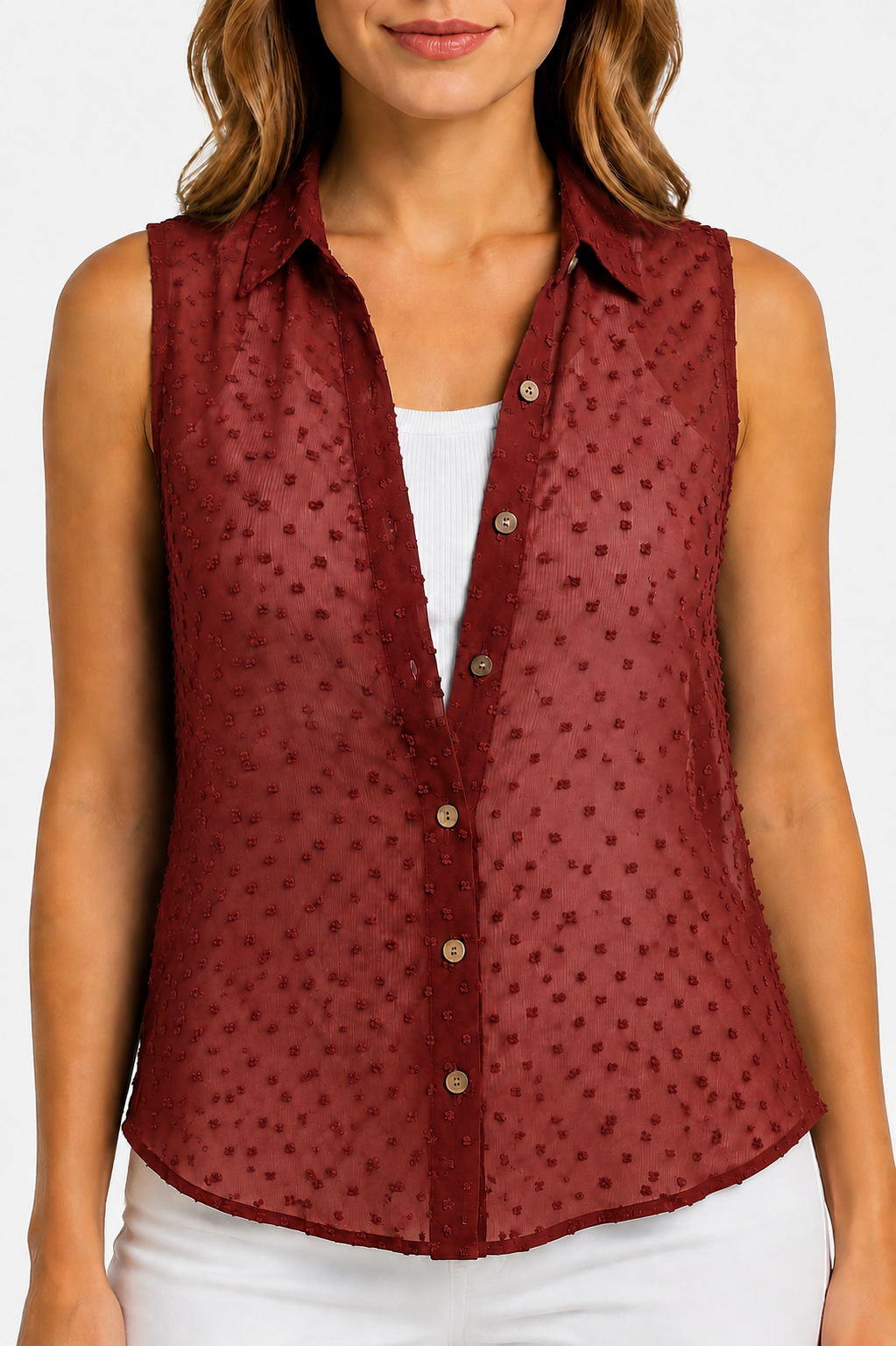Women's Dotted Blouse