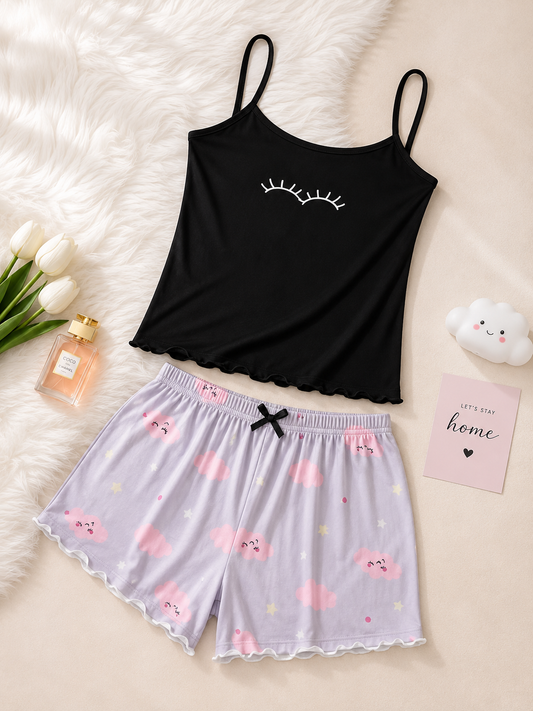 Sleepy Eyes Pajama Set