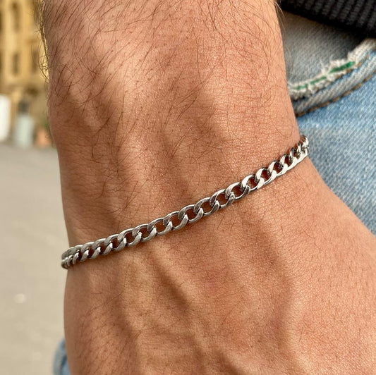 Men’s Stainless Steel Cuban Bracelet