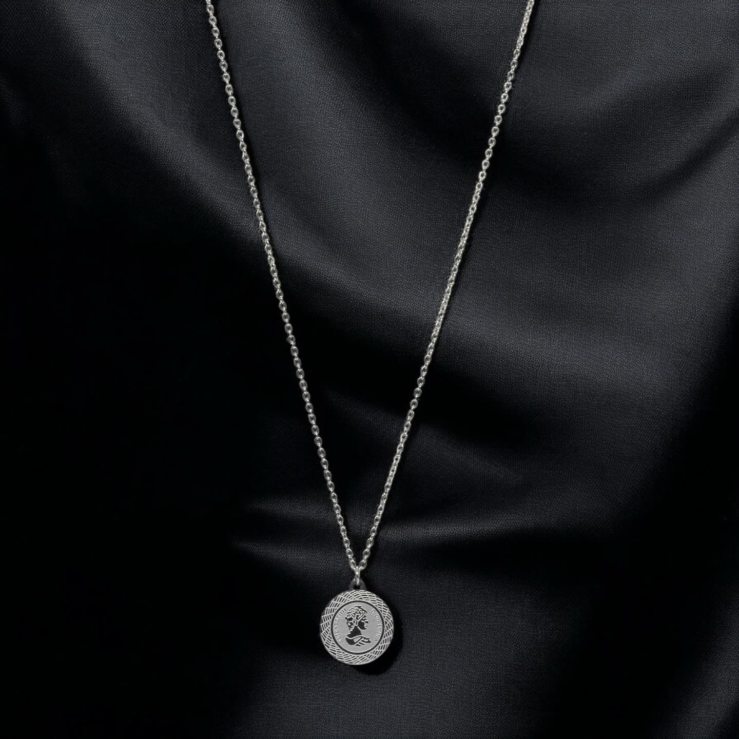Royal Coin Stainless Steel Necklace