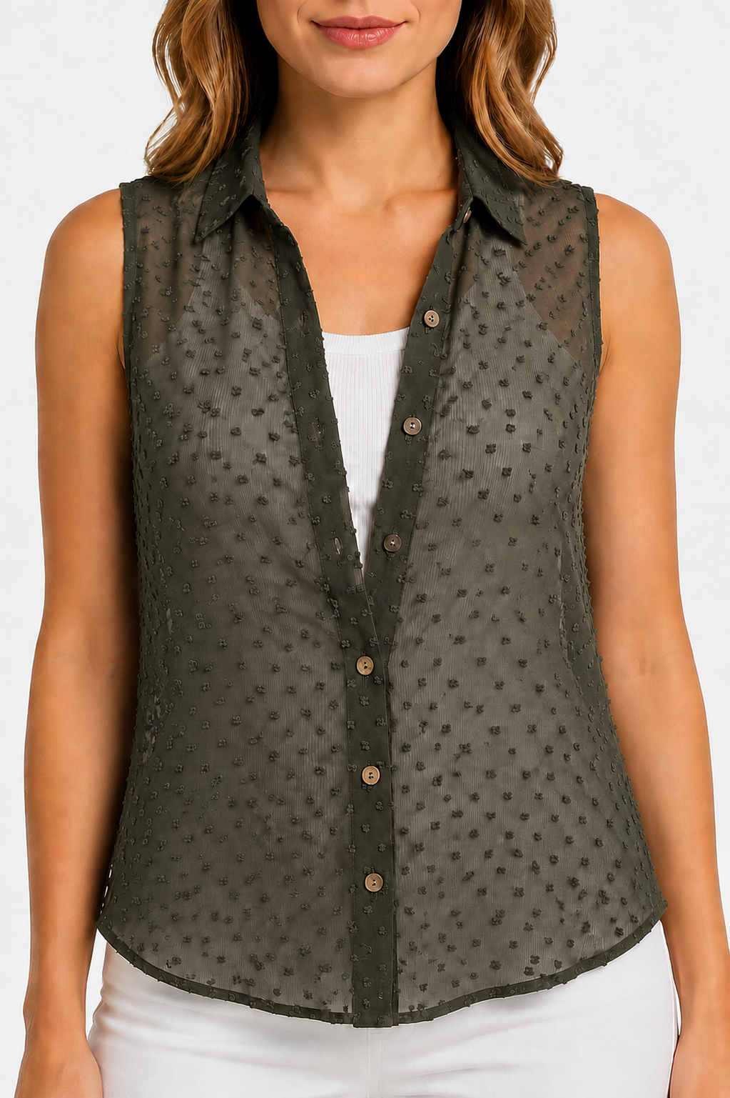 Women's Dotted Blouse