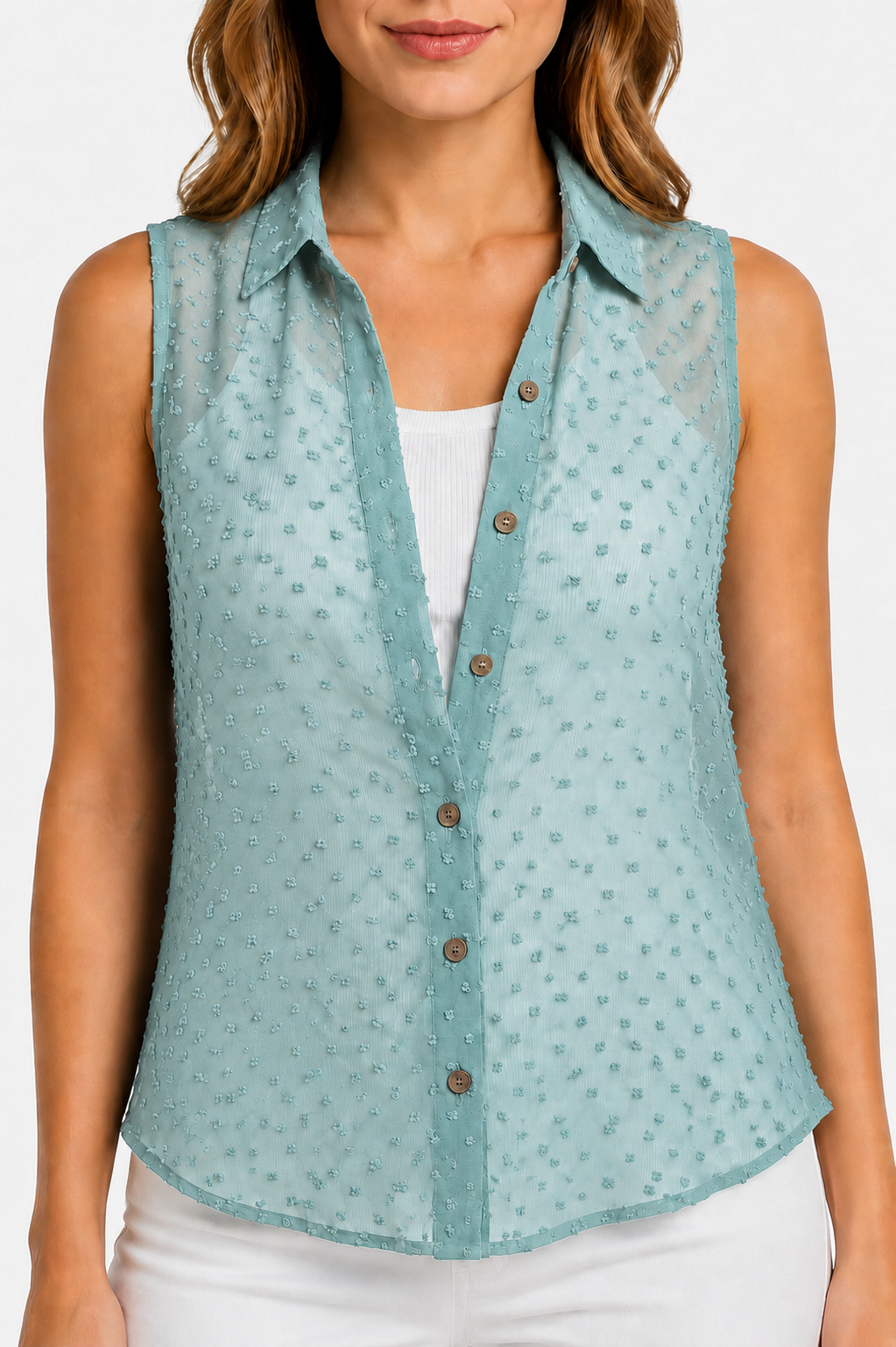 Women's Dotted Blouse