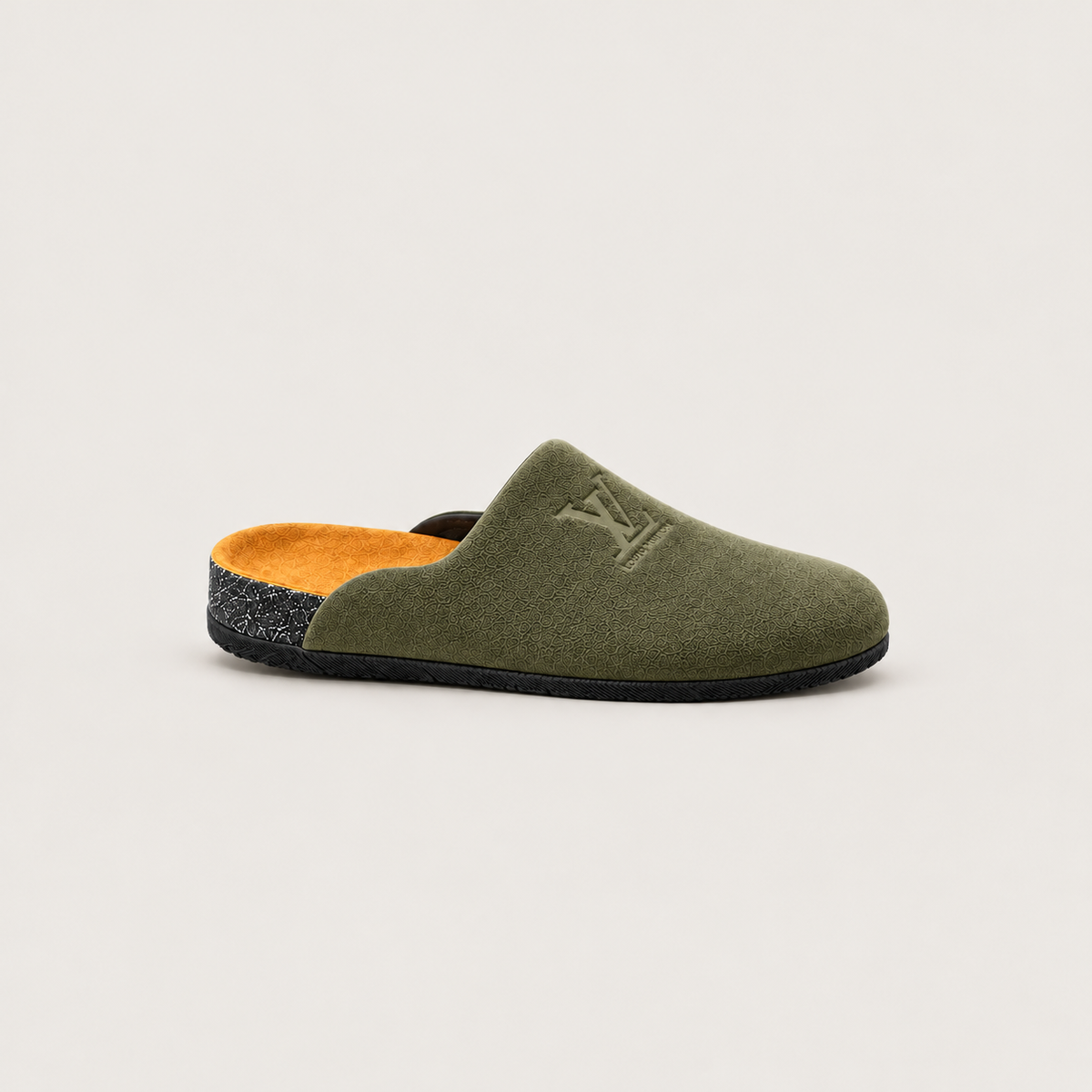 LV Suede Clogs