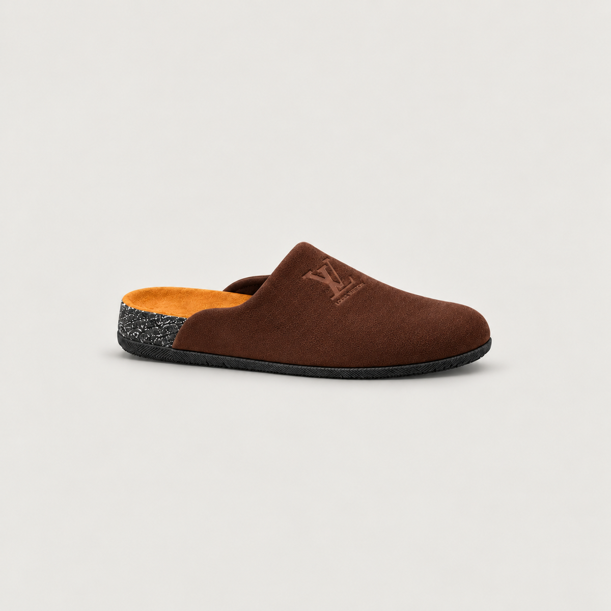 LV Suede Clogs