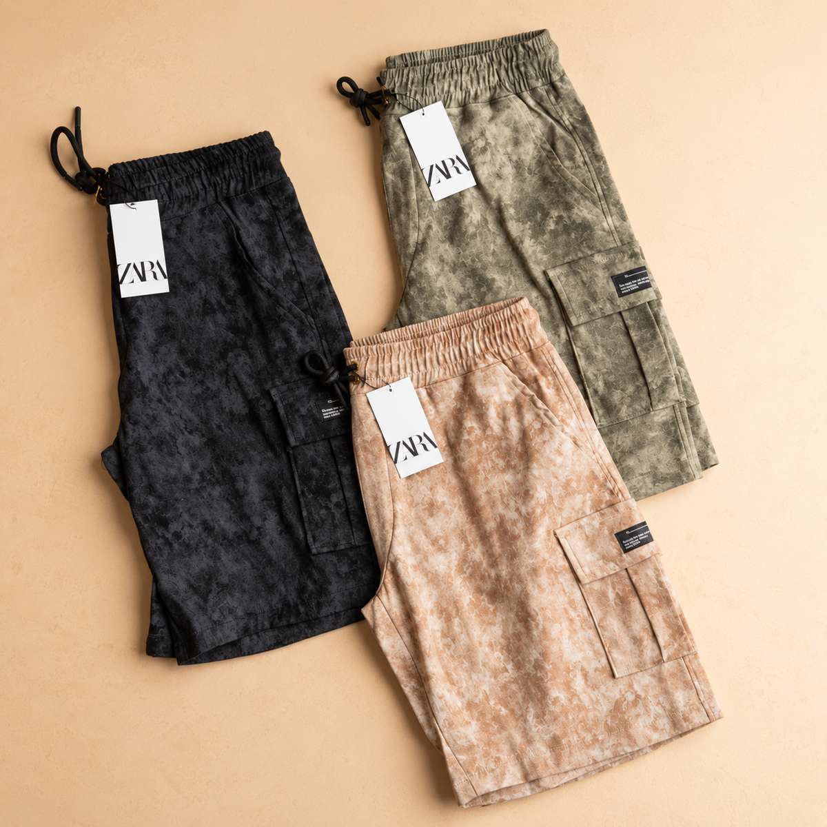 ZARA Baggy Shorts _ Pack of 3