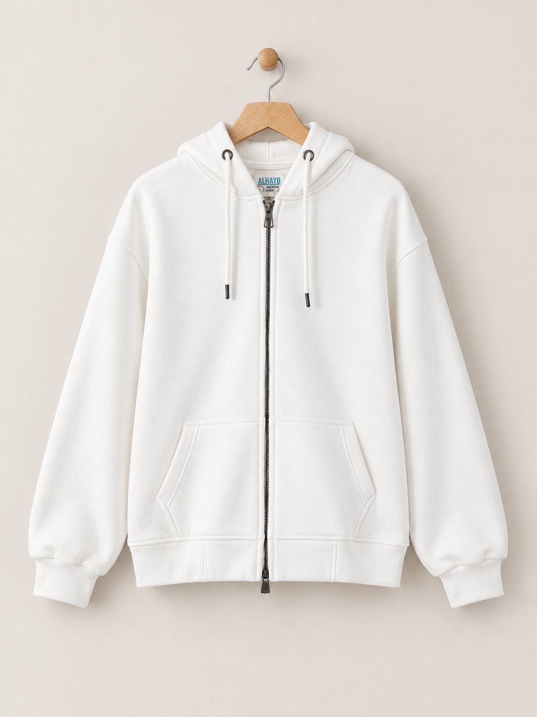 Cotton Zip-Up Hoodie