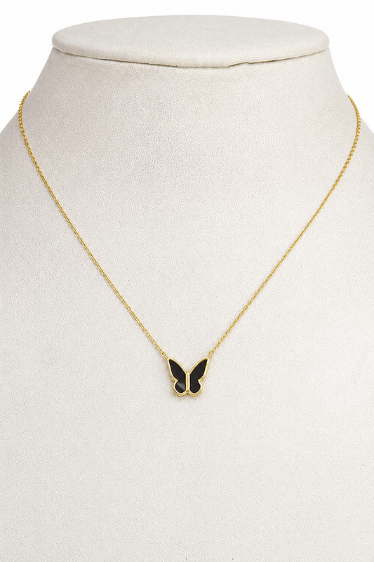 Butterfly Pearl Necklace