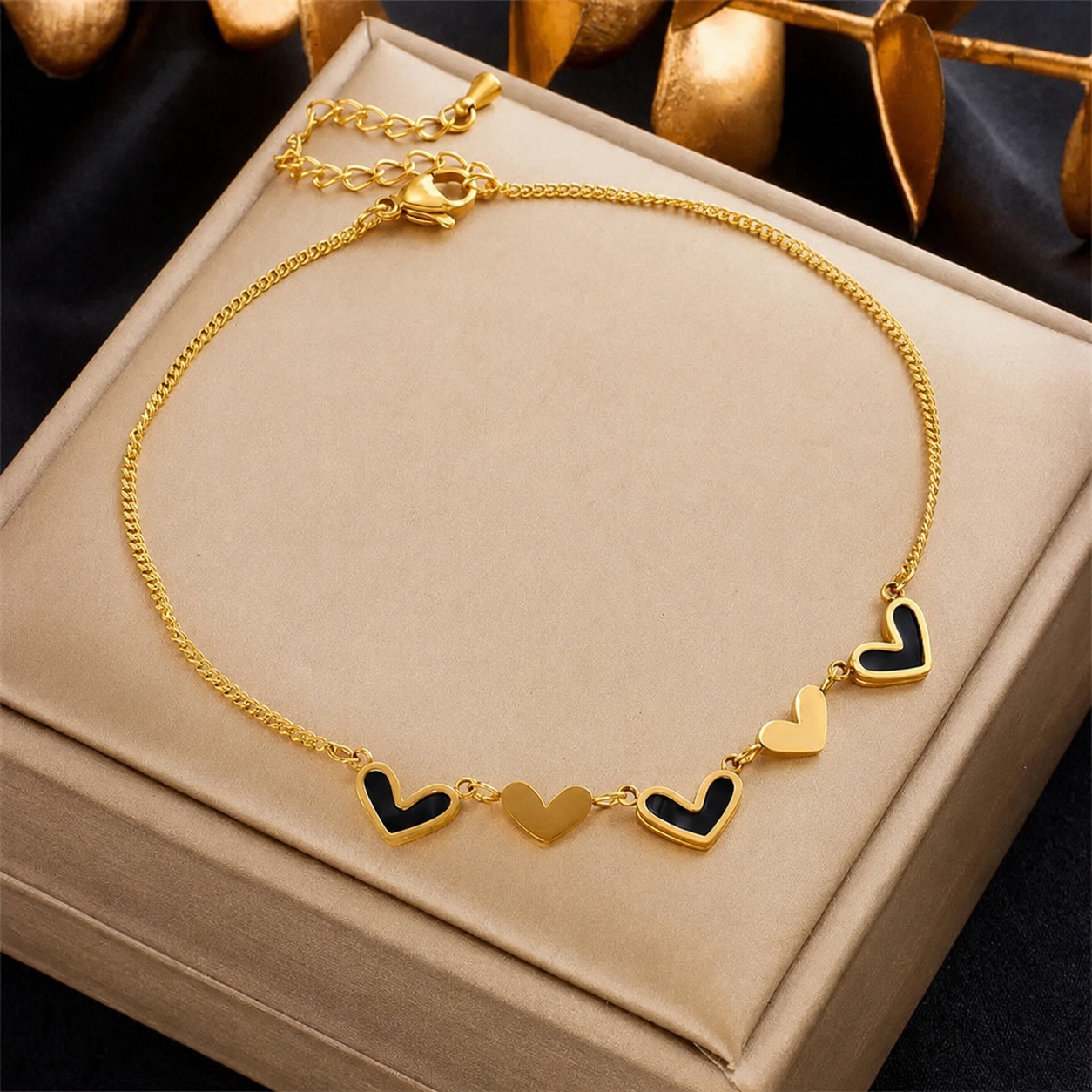 Shell Hearts Bracelet