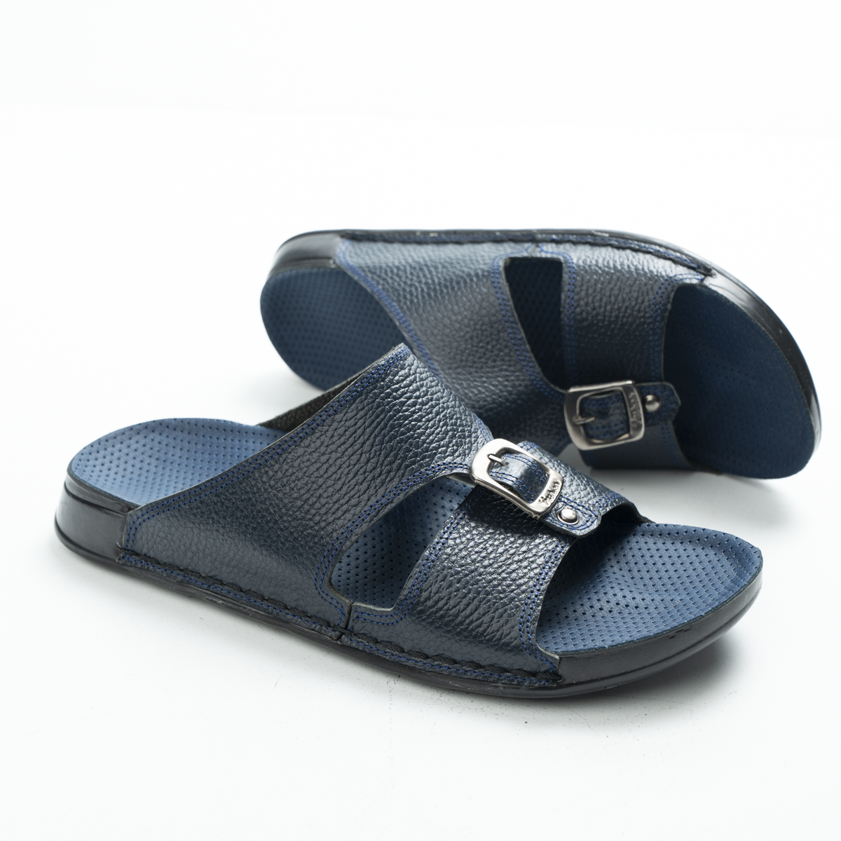 Gulf Leather Slipper – Medical Sole