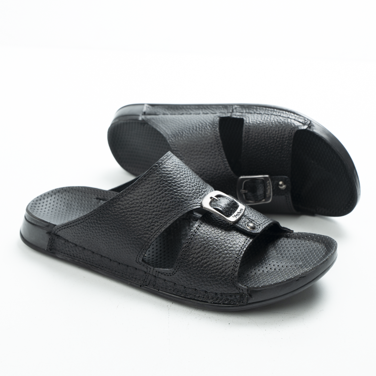 Gulf Leather Slipper – Medical Sole