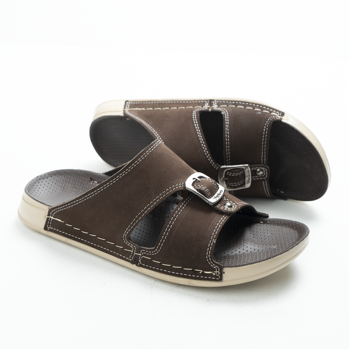 Gulf Leather Slipper – Medical Sole