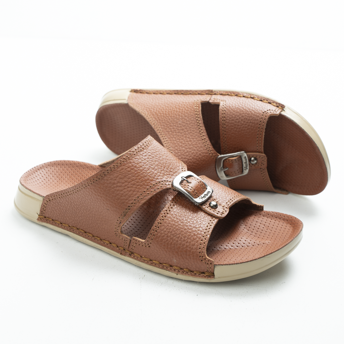Gulf Leather Slipper – Medical Sole