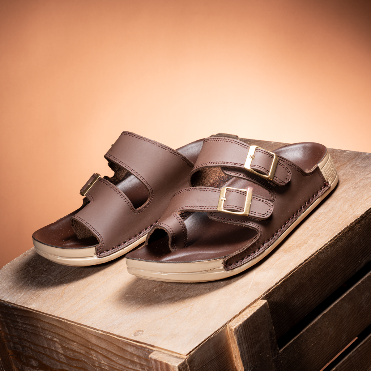Premium Men’s Leather Comfort Sandal
