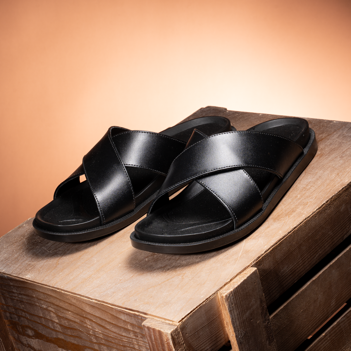 Zara Leather Slipper