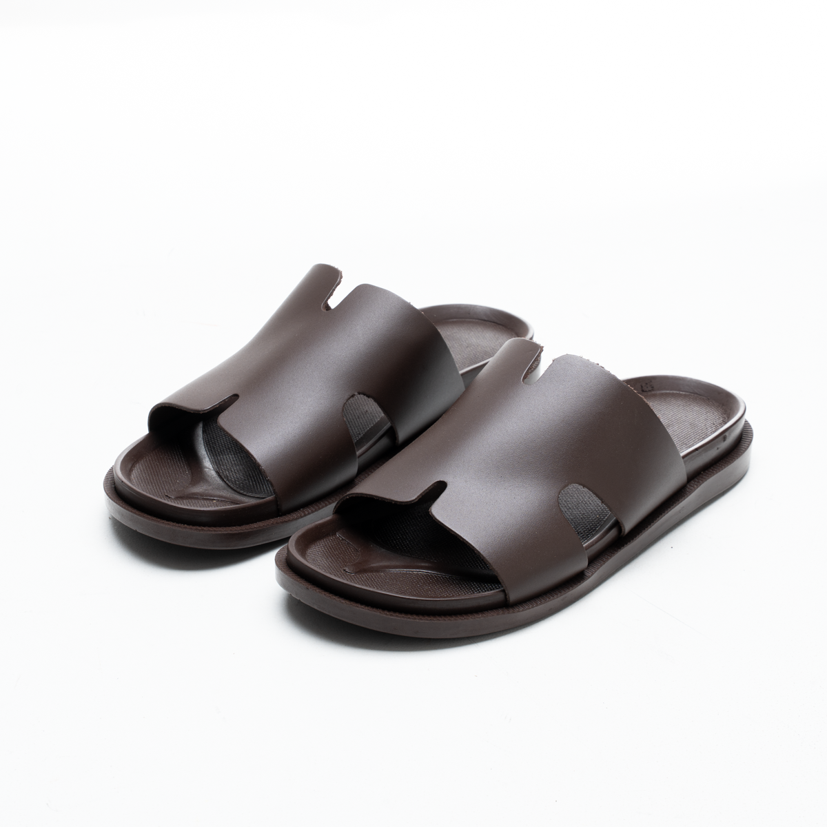 Hermes H-Design Leather Slipper
