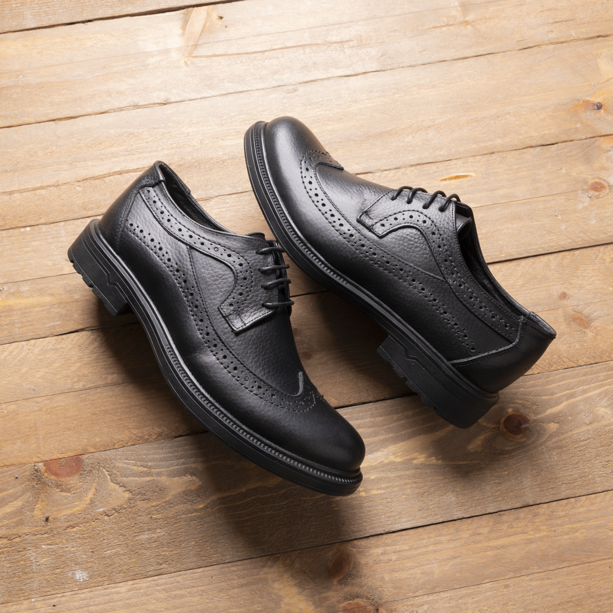 Men's Brogue Oxford – Genuine Leather