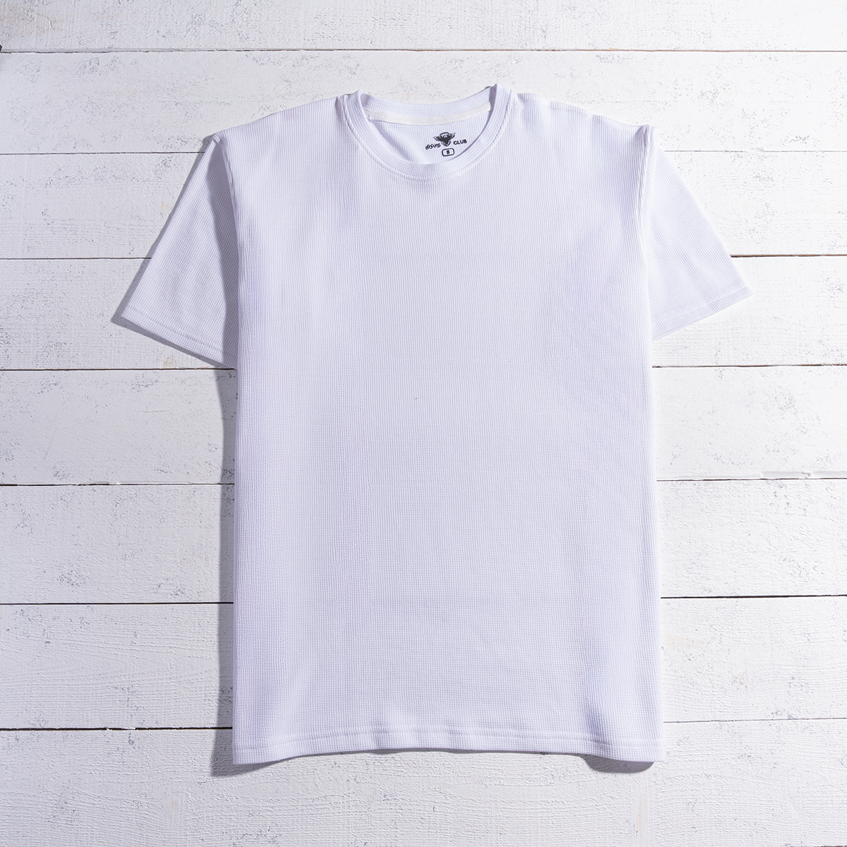 Waffle Cotton T-Shirt