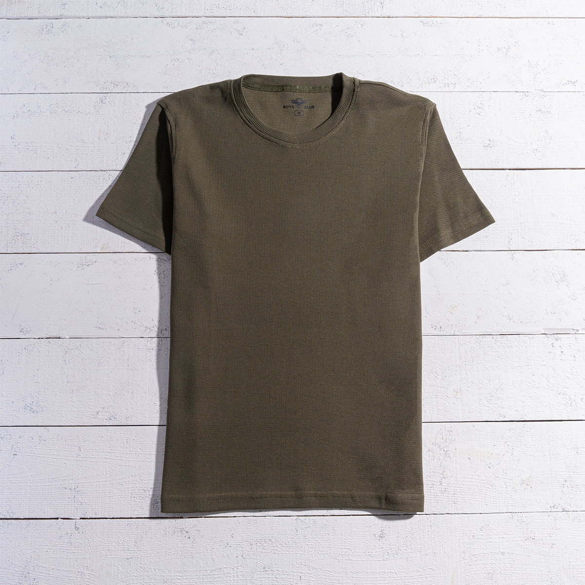 Waffle Cotton T-Shirt