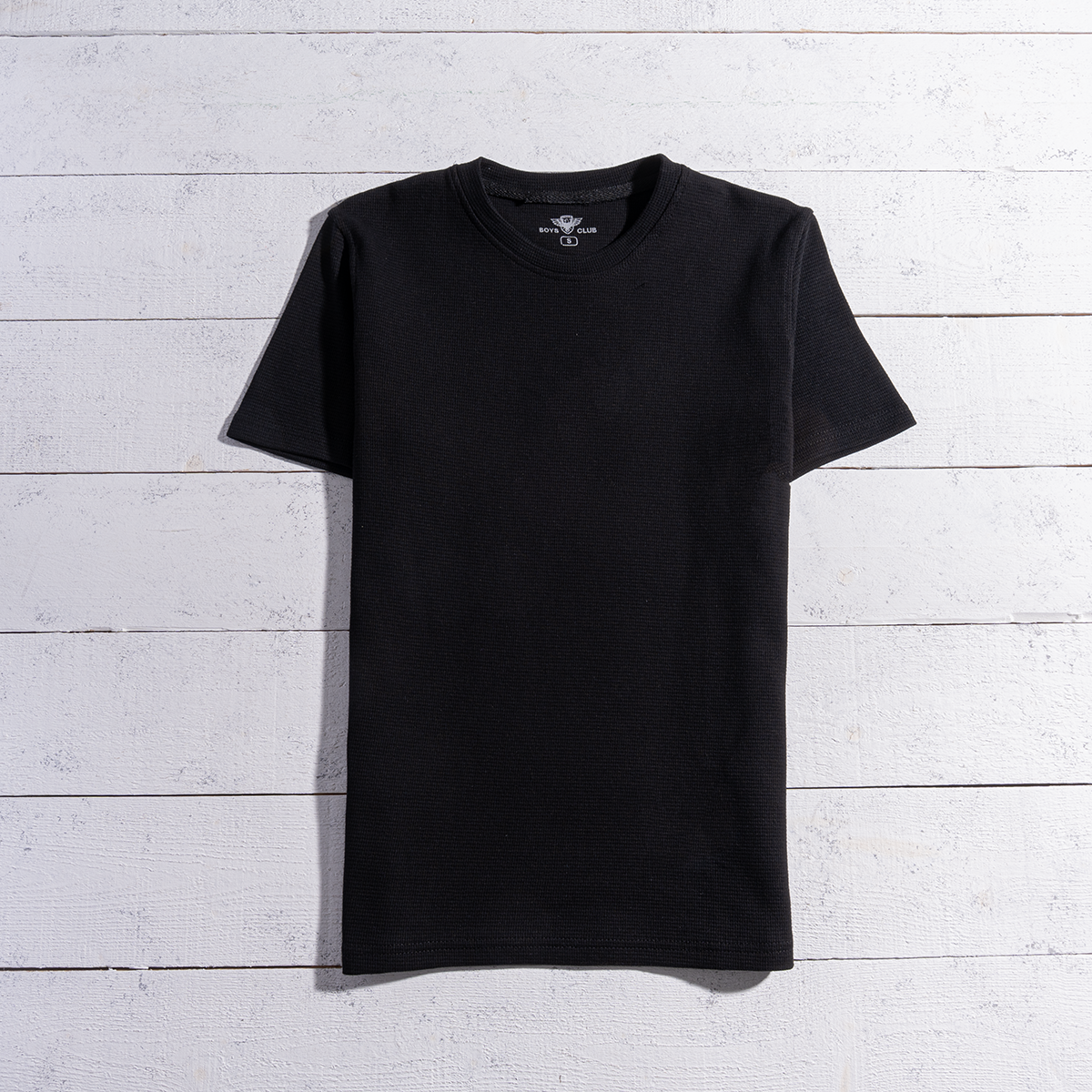Waffle Cotton T-Shirt