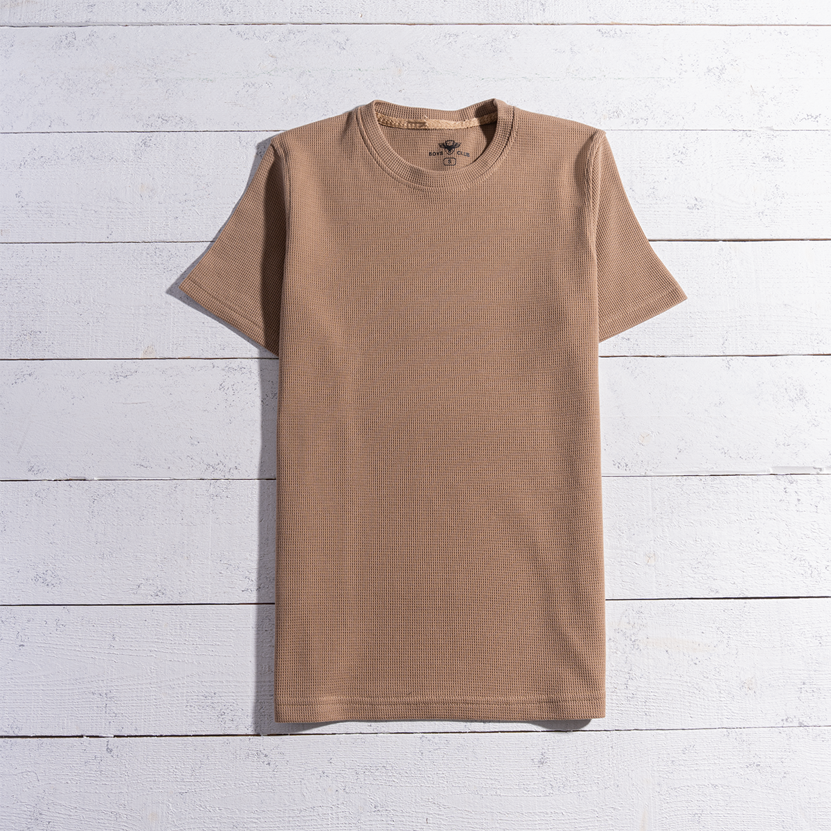 Waffle Cotton T-Shirt