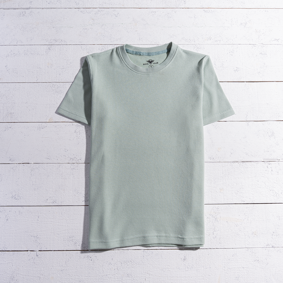 Waffle Cotton T-Shirt