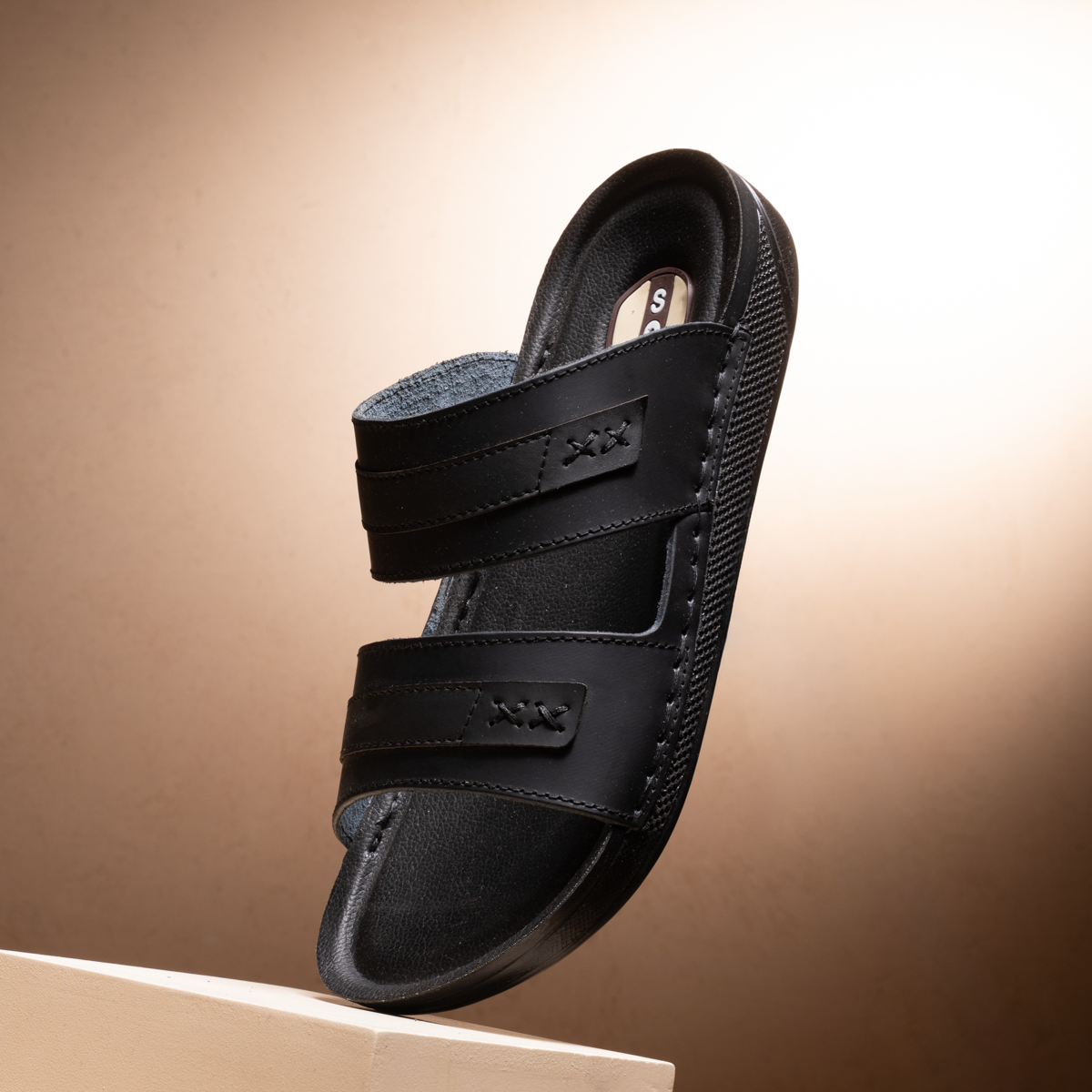Premium Leather Slides