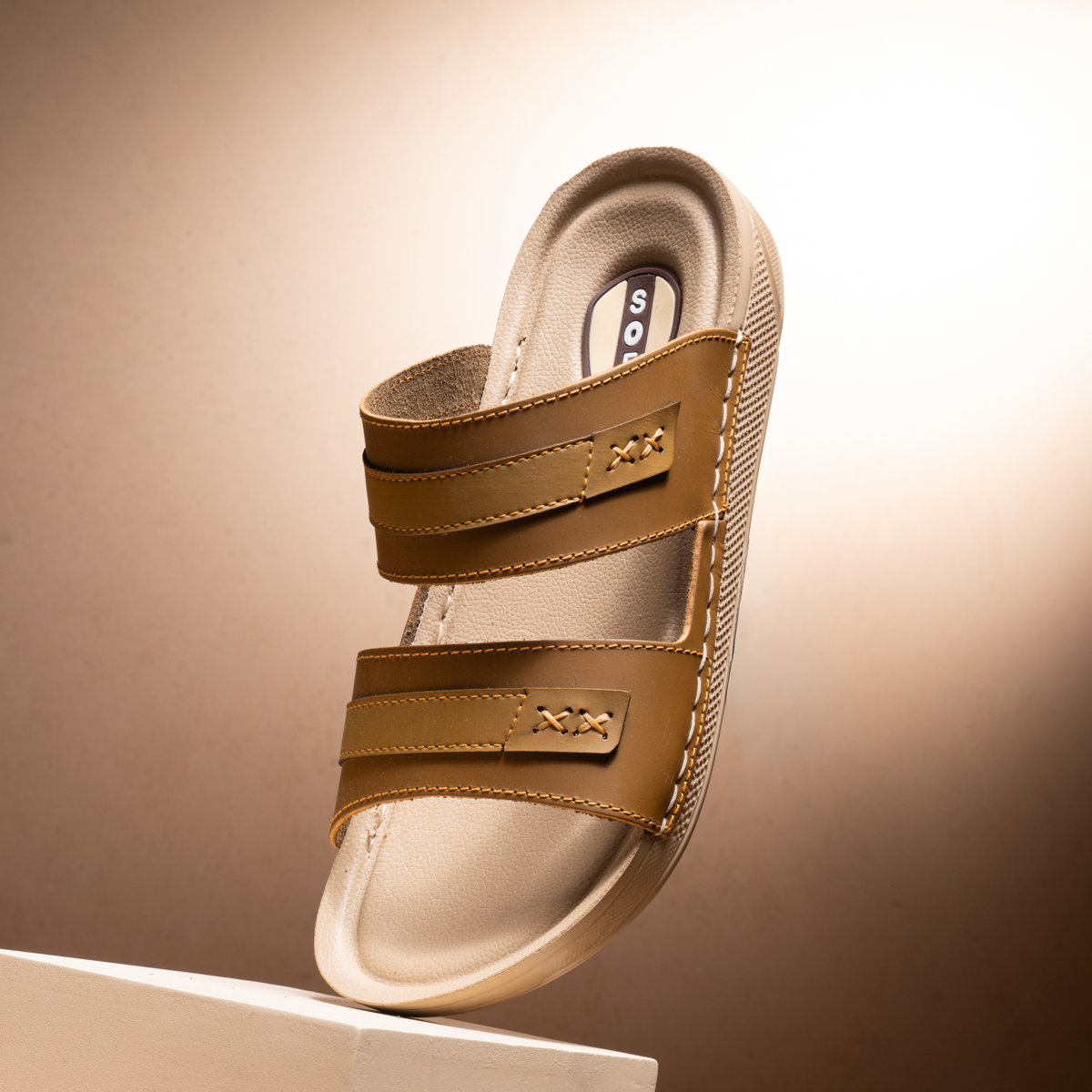 Premium Leather Slides