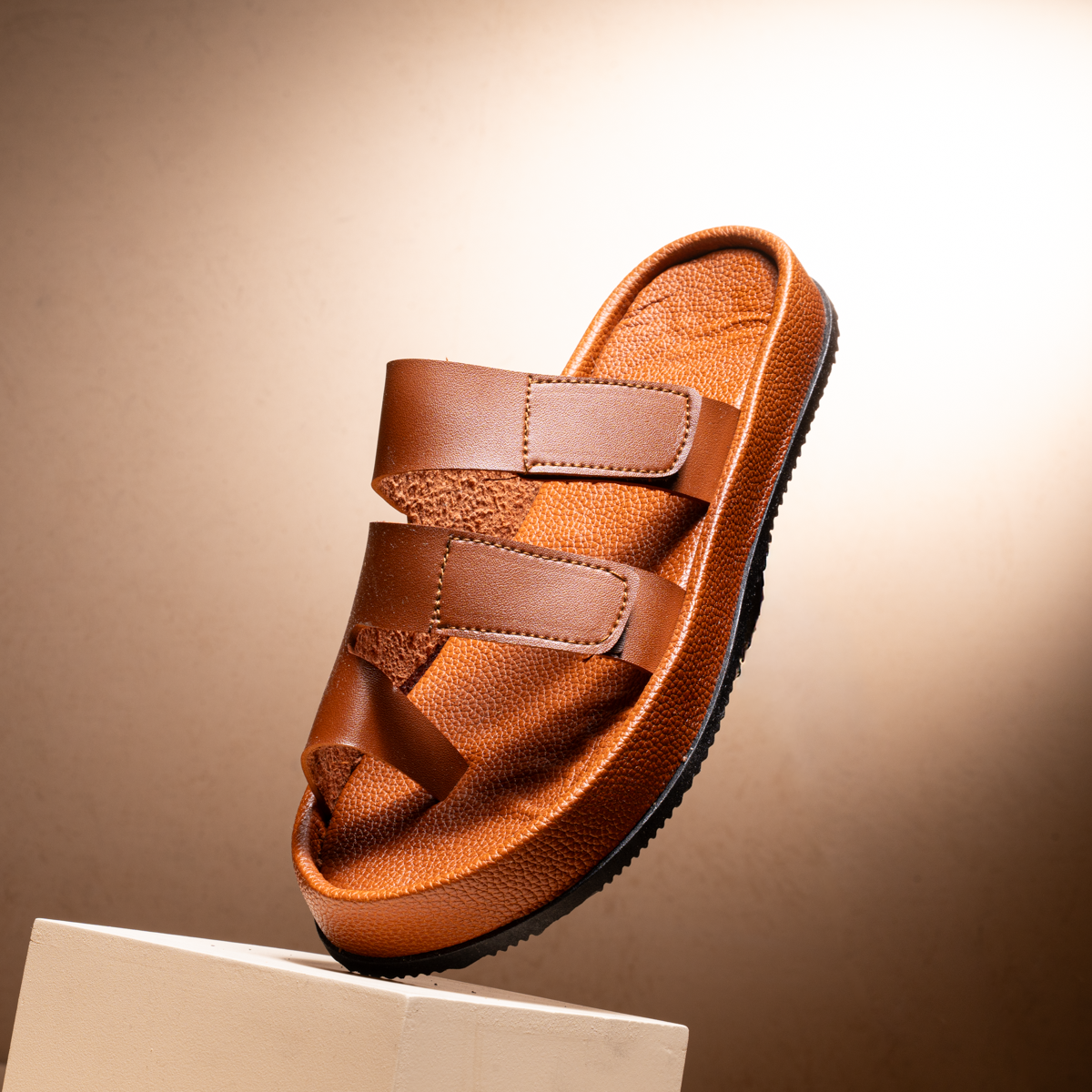 Leather EVA Slides
