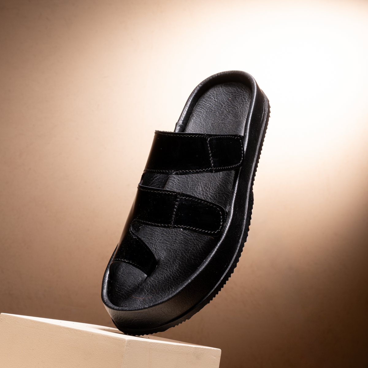 Leather EVA Slides