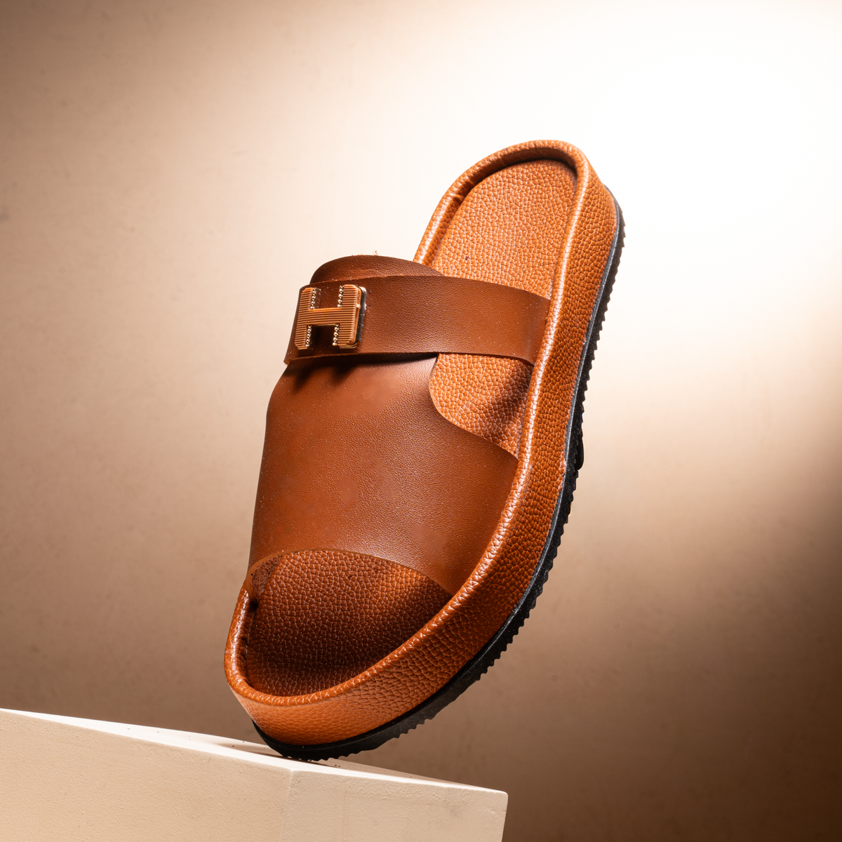 Hermes Leather Slides
