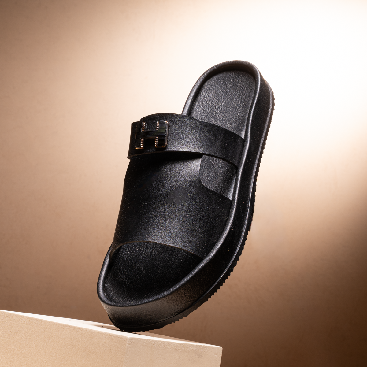 Hermes Leather Slides