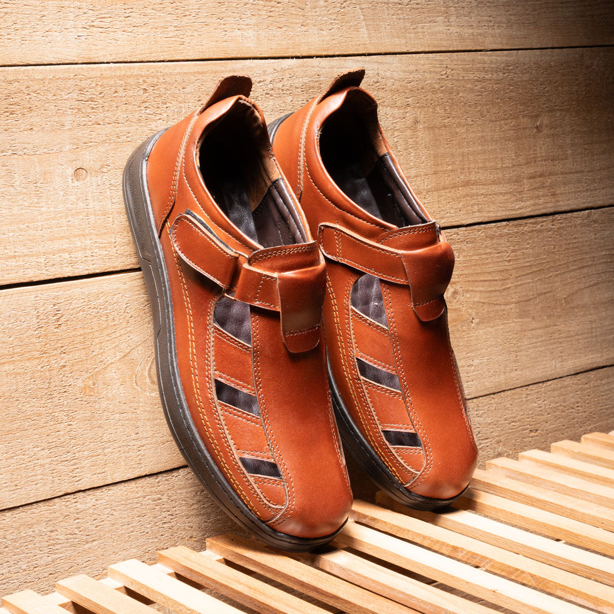 Classic Comfort Men’s Leather Sandals