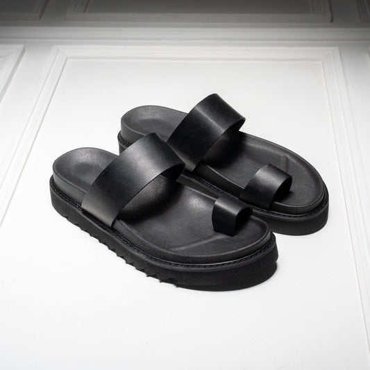 Stylish Leather Toe Sandals
