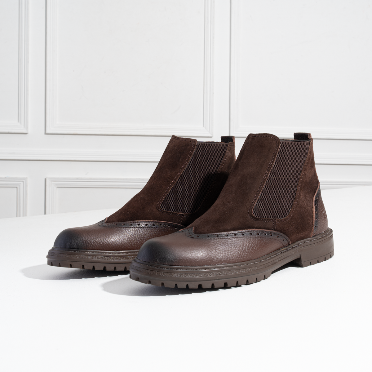 Men’s Suede Leather Half Boots