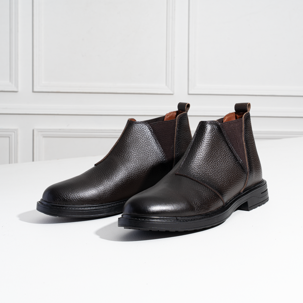 Men’s Slip-On Leather Half Boot