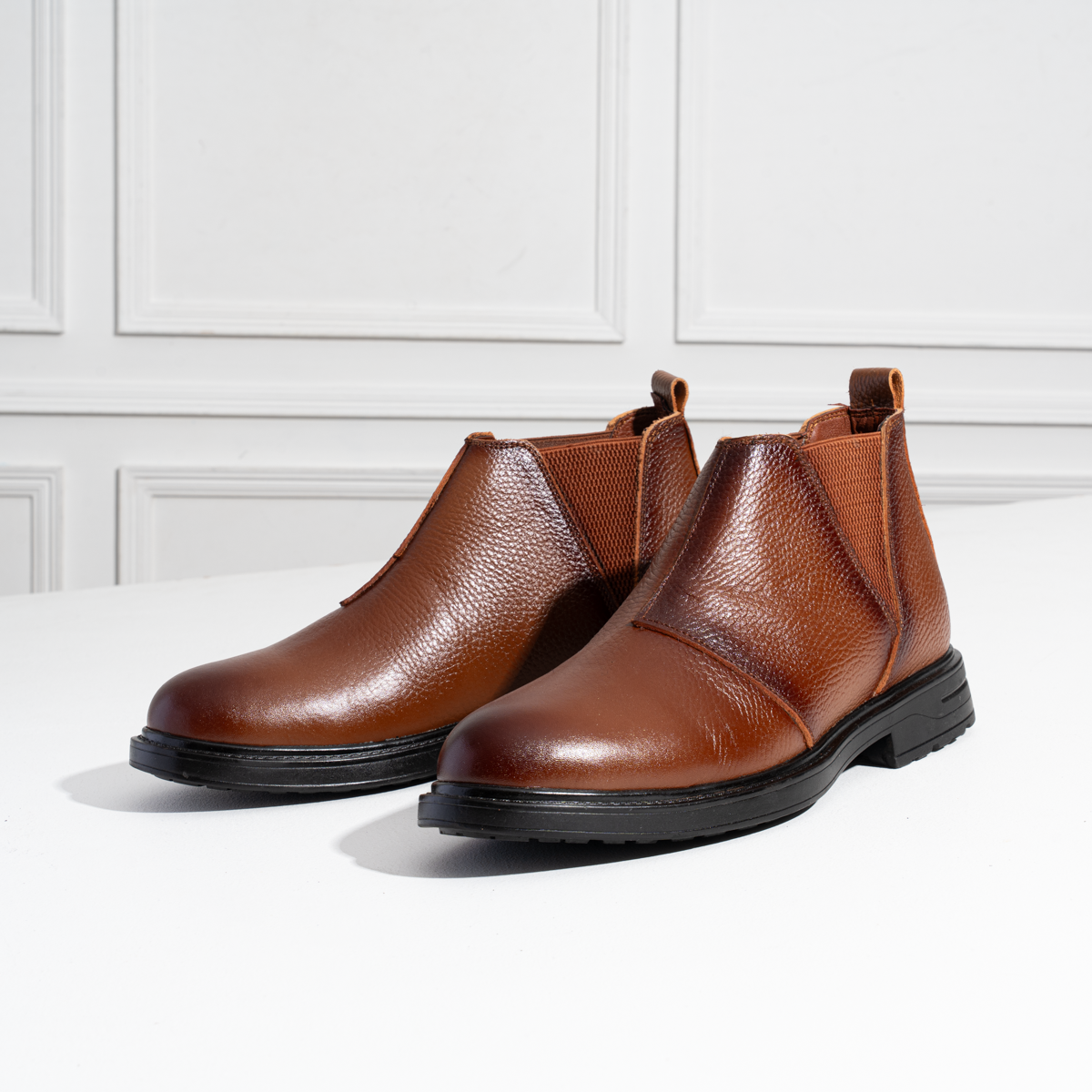 Men’s Slip-On Leather Half Boot