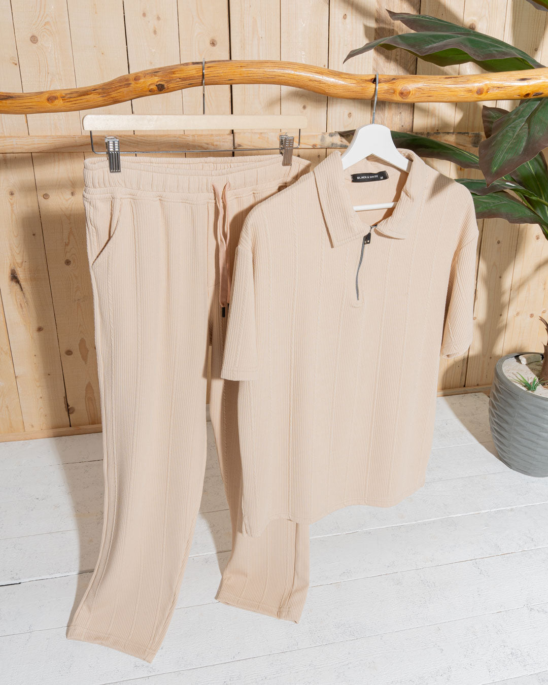 Modern Marseille Tracksuit – Zipper Polo & Joggers