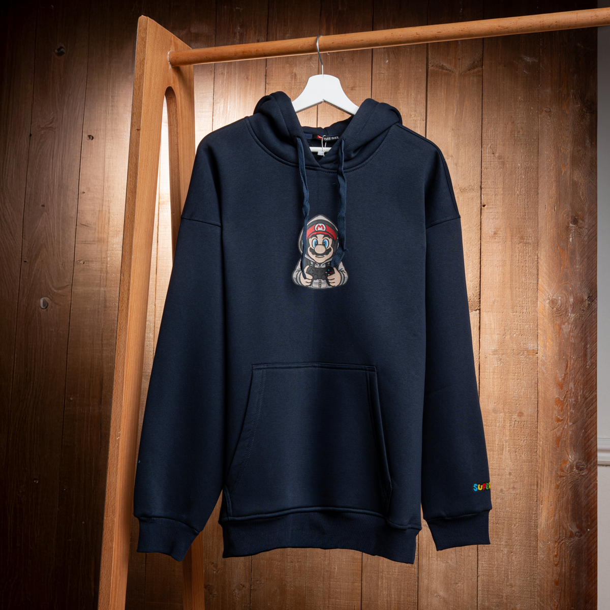 Mario Graphic Cotton Hoodie