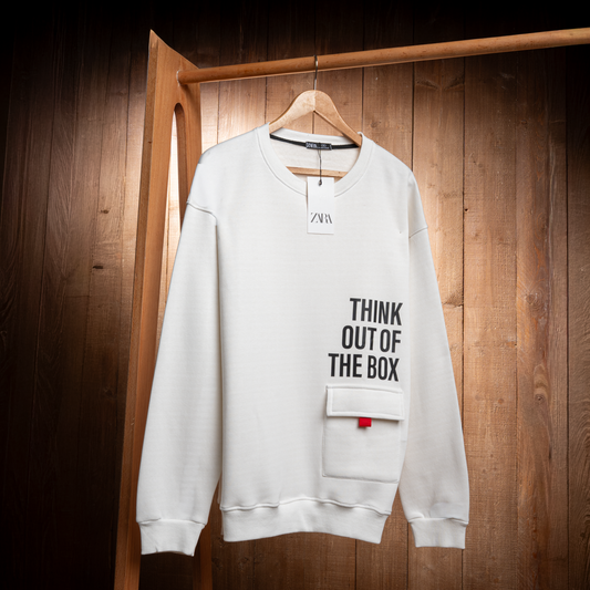 Think Out Of The Box Cotton Sweatshirt