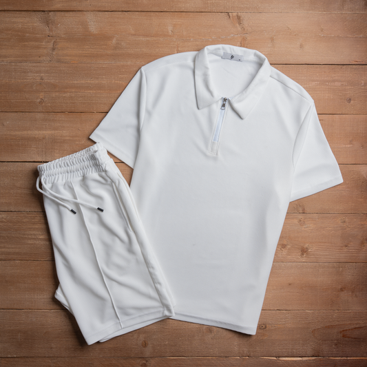 Men's Zip Polo Set