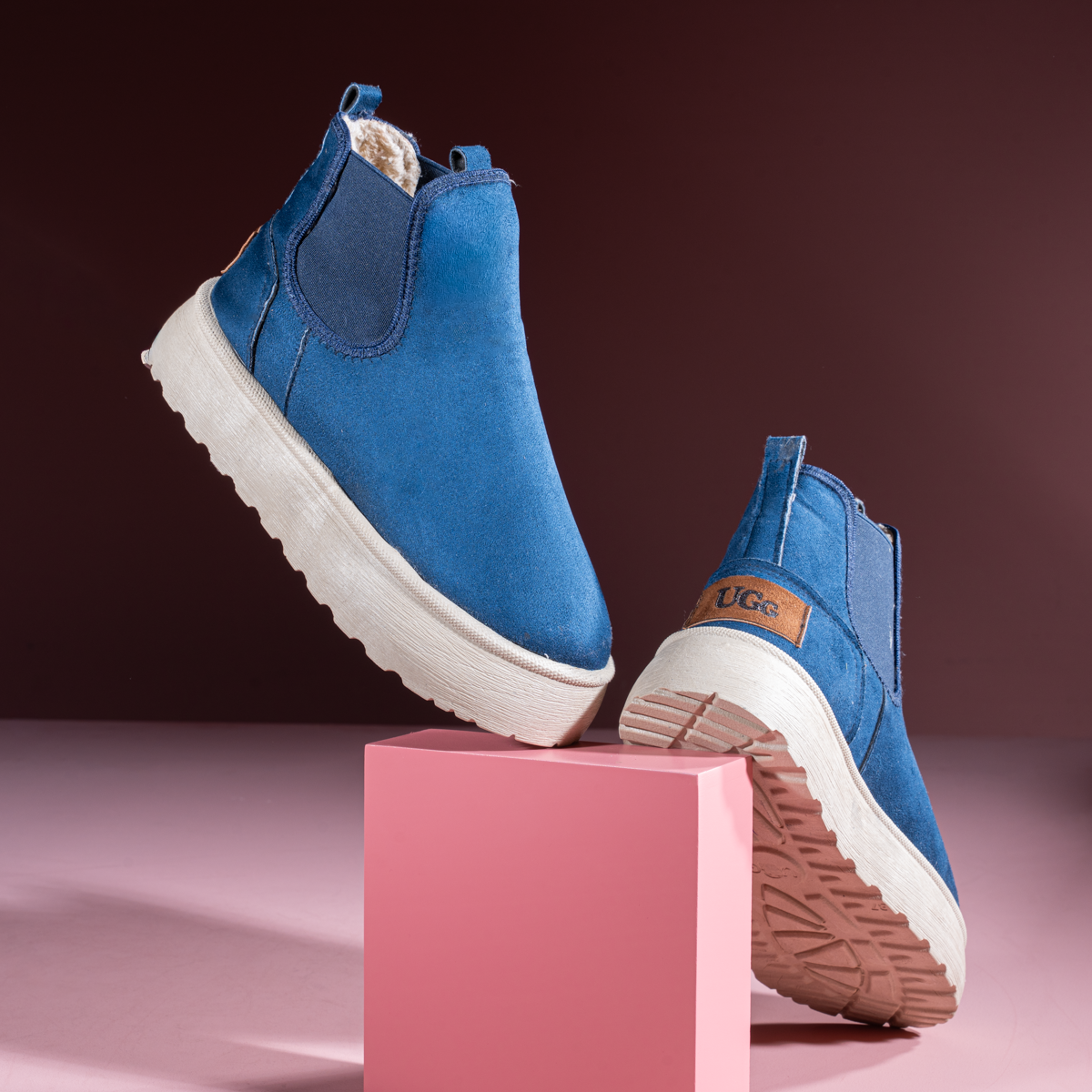 Suede Winter Chelsea Boot