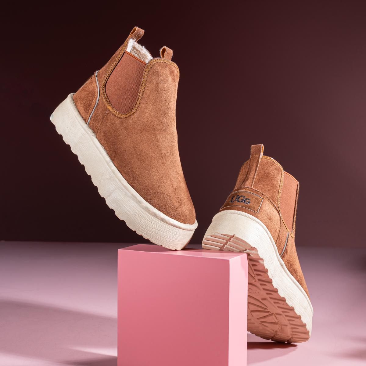 Suede Winter Chelsea Boot