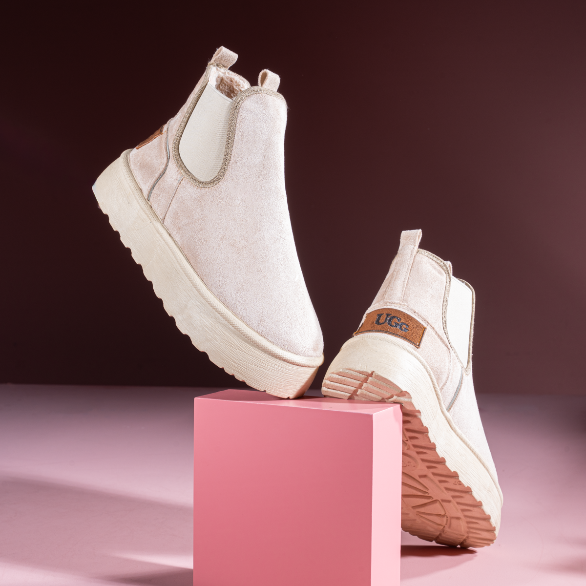 Suede Winter Chelsea Boot