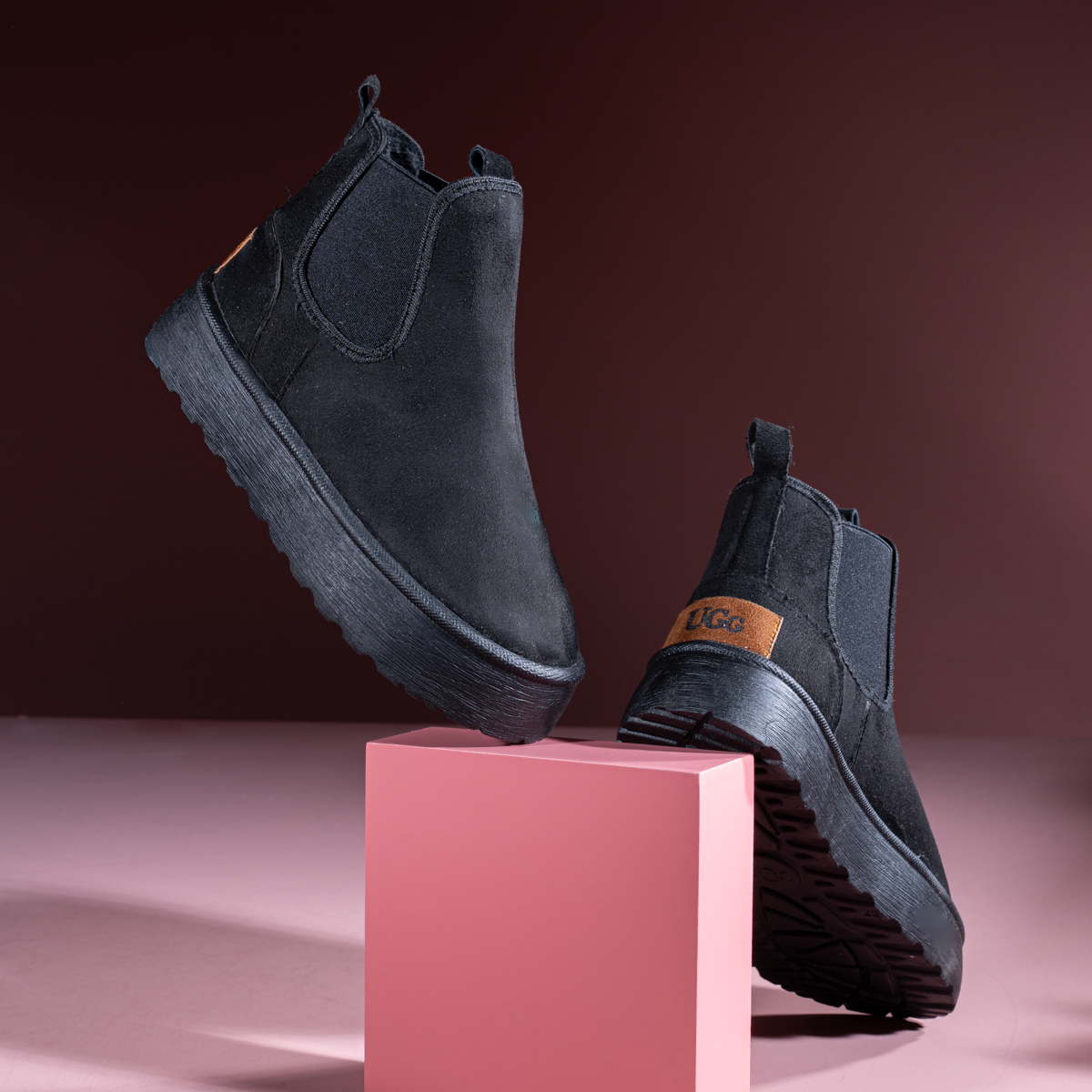 Suede Winter Chelsea Boot