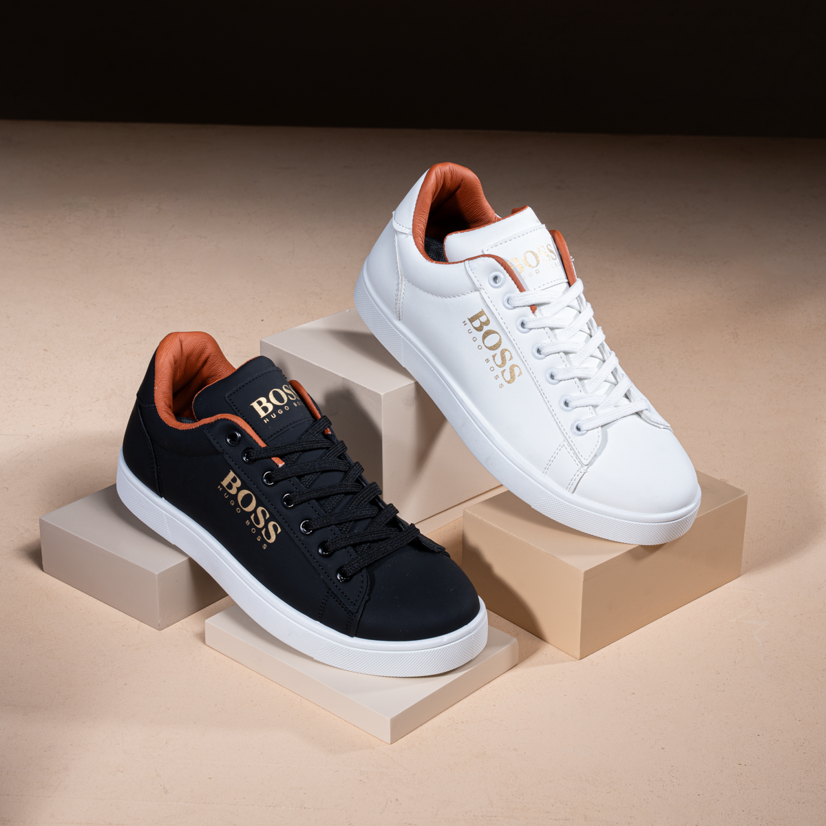 Boss Leather Daily Sneakers