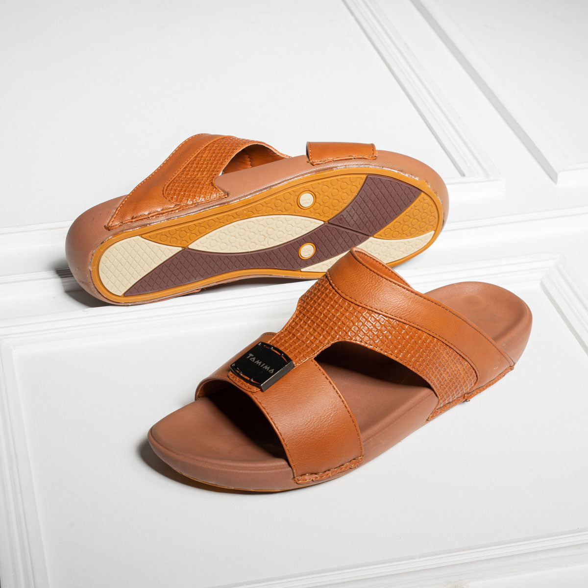 Tamima Genuine Gulf Leather Slippers