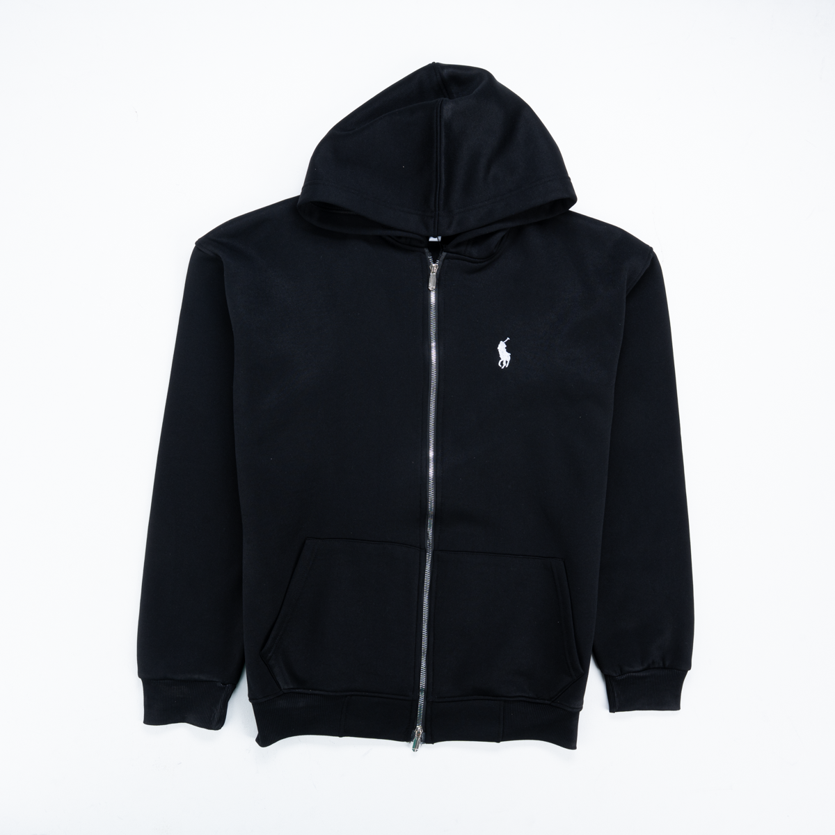 Men’s Polo Zip-Up Sweatshirt