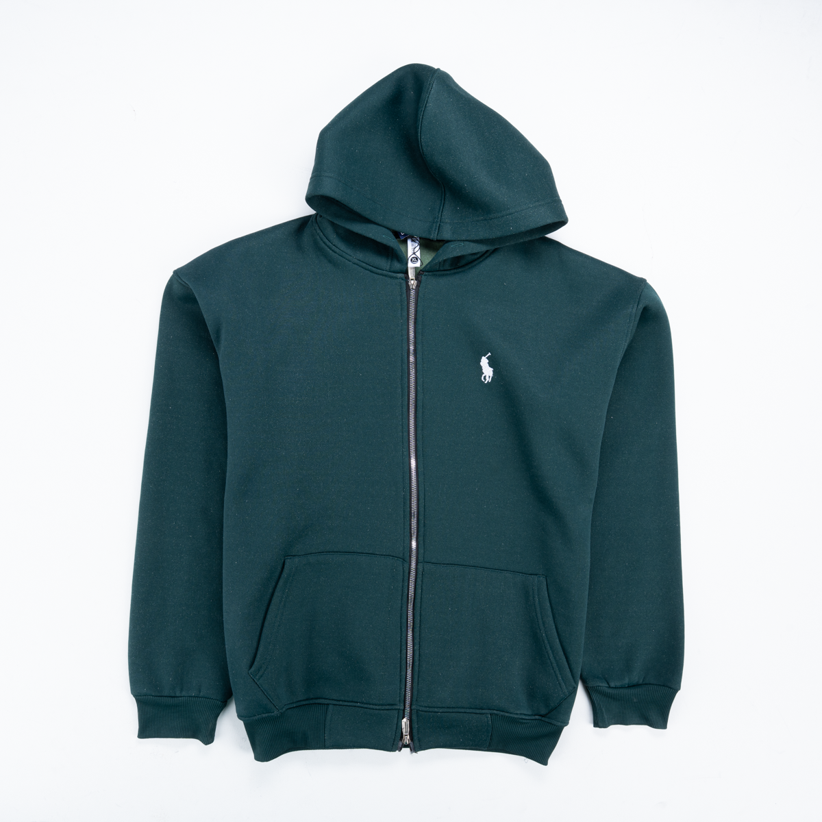 Men’s Polo Zip-Up Sweatshirt
