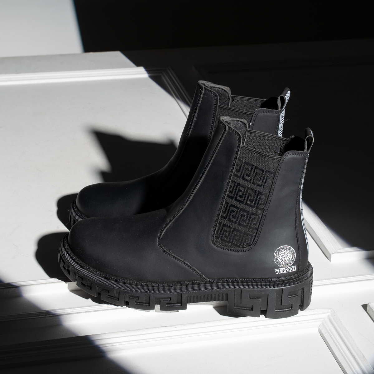 Versace Leather Half Boot