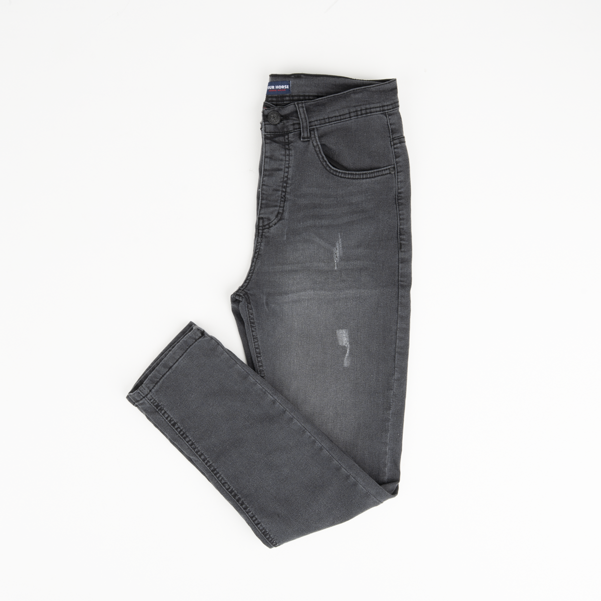 Men’s Distressed Stretch Jeans